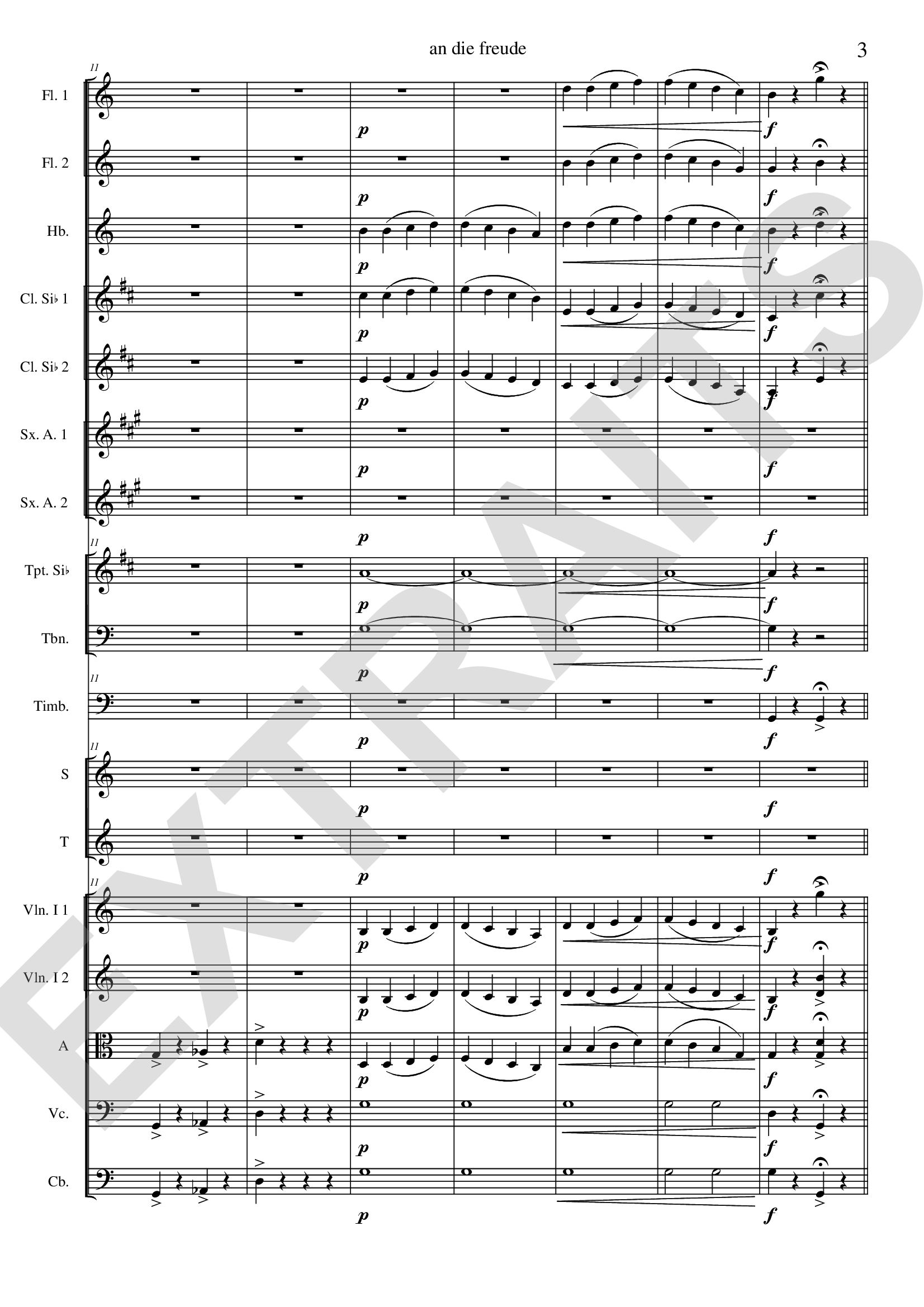 An die Freude - page 3